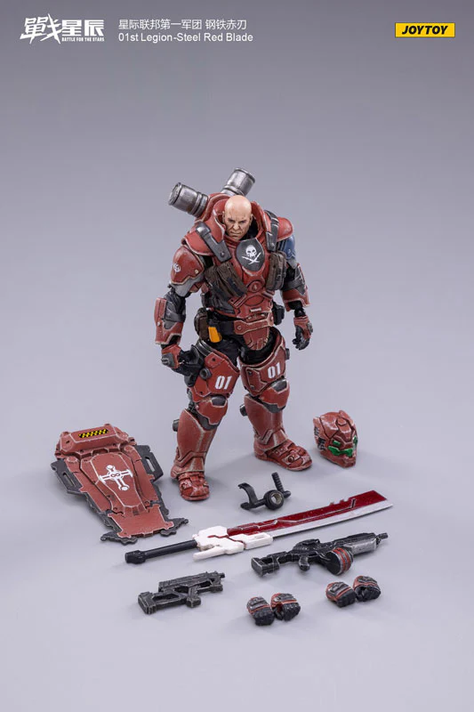 1/18 Battle for the Stars 01st Legion Steel Red Blade - Image 8
