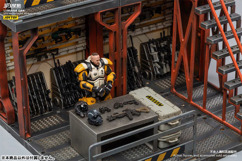 1/18 Battle for the Stars Mecha Depot Weapon Section Diorama - Image 7