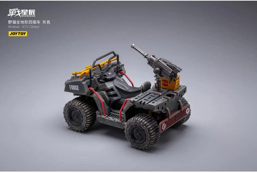 1/18 Scale Battle for the Star Wildcat ATV Grey - Image 2