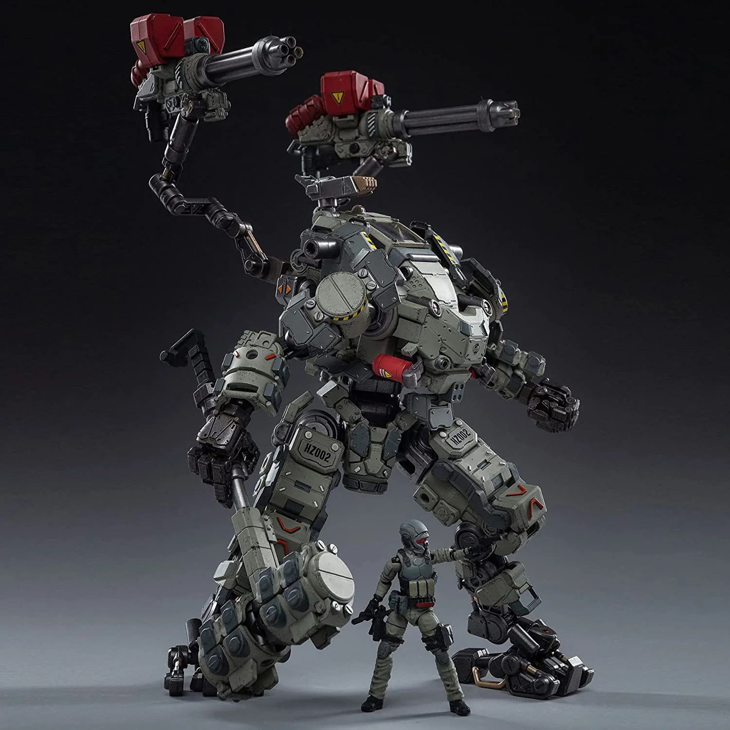 1/25 Steel Bone H02 Firepower Mecha (Gray Green) - Image 7
