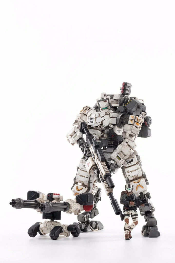 1/25 Steel Bone Steel Bone Classic Armor Mecha White - Image 3