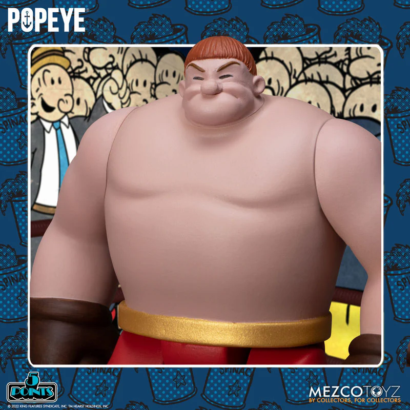 5-Point / Popeye: Popeye & Oxheart 3.75 Inch Action Figure Set - Image 2