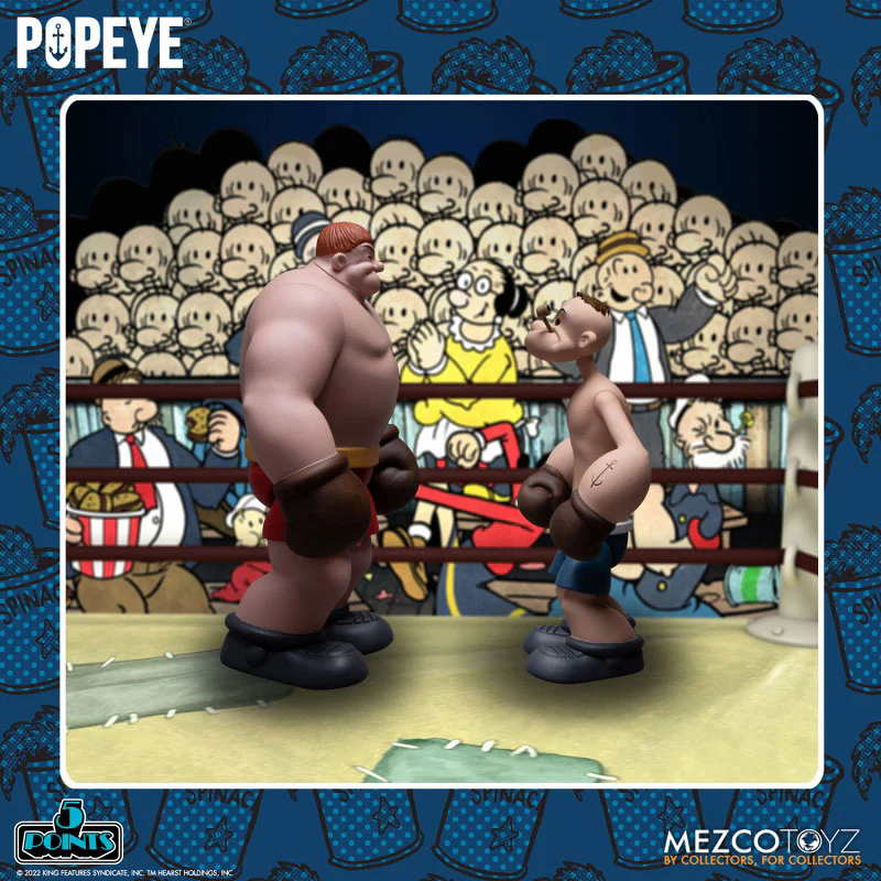 5-Point / Popeye: Popeye & Oxheart 3.75 Inch Action Figure Set - Image 5