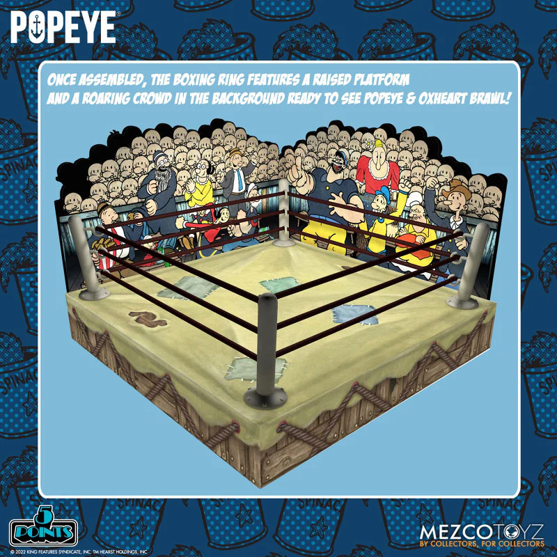 5-Point / Popeye: Popeye & Oxheart 3.75 Inch Action Figure Set - Image 6