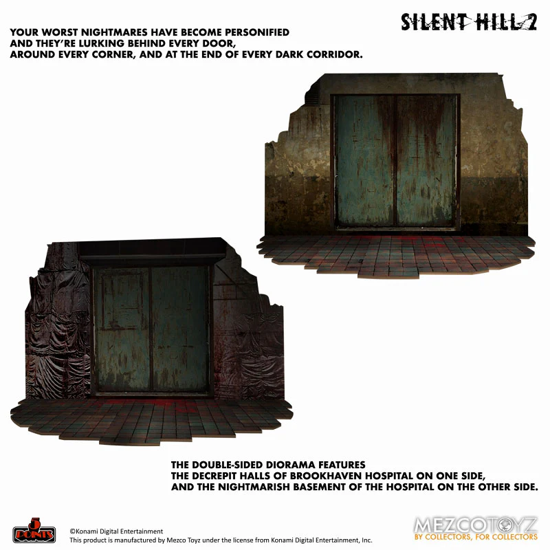 5 Point Silent Hill 2 Red Pyramid Thing & Bubble Head Nurse 3.75 Inch Action Figure Deluxe Set - Image 2