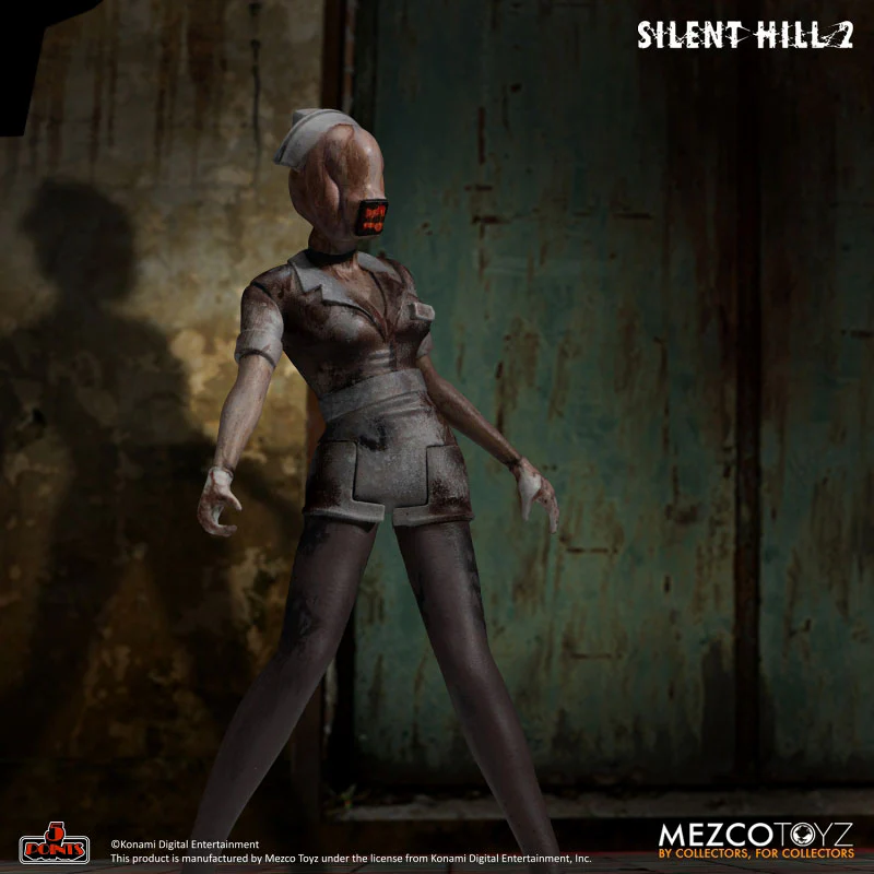 5 Point Silent Hill 2 Red Pyramid Thing & Bubble Head Nurse 3.75 Inch Action Figure Deluxe Set - Image 4
