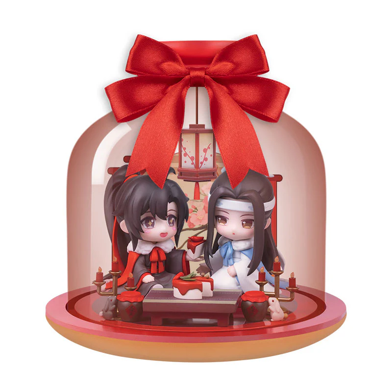 Anime "The Master of Diabolism" Wei Wuxian & Lan Wangji Set Enjoying Wine Under the Moon Ver. Deformed Figure 2 Figures Set - Image 6