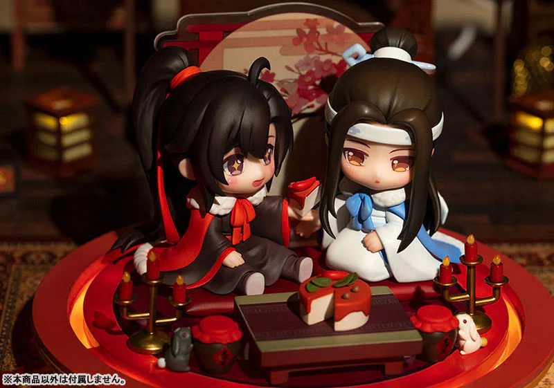 Anime "The Master of Diabolism" Wei Wuxian & Lan Wangji Set Enjoying Wine Under the Moon Ver. Deformed Figure 2 Figures Set - Image 9