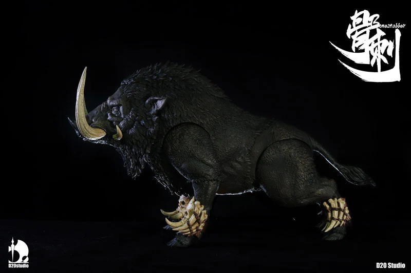 Battle Boar - Bone Stabber - Black - 1/12 (D20studio) - Image 4