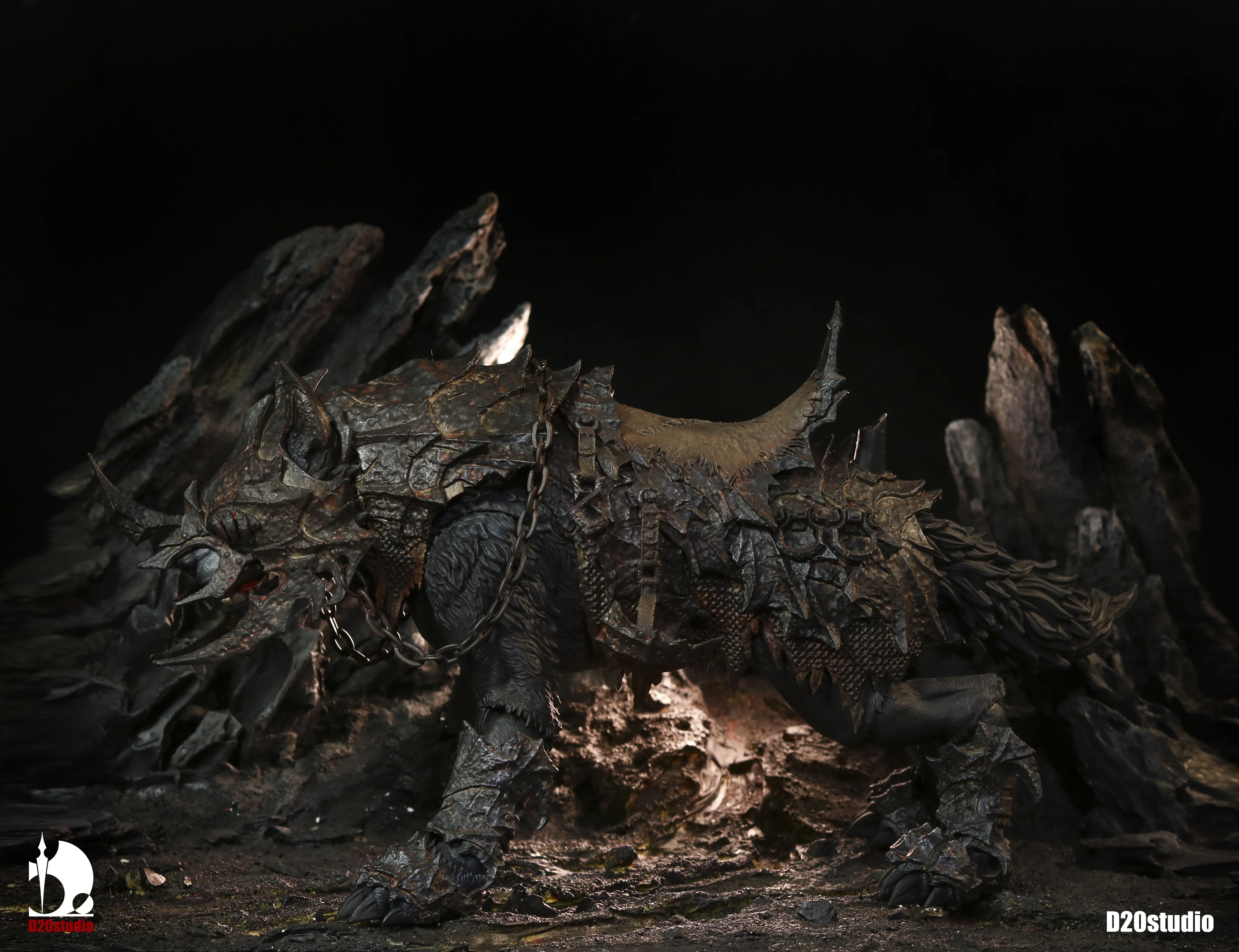 Battle Wolf - Iron Blade - Standard Edition - Black - 1/12 (D20studio) - Image 3