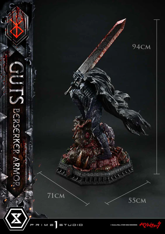Berserk - Guts - Ultimate Premium Masterline - 1/4 - Berserker Armor, Grunbeld VS Guts (Prime 1 Studio) - Image 6