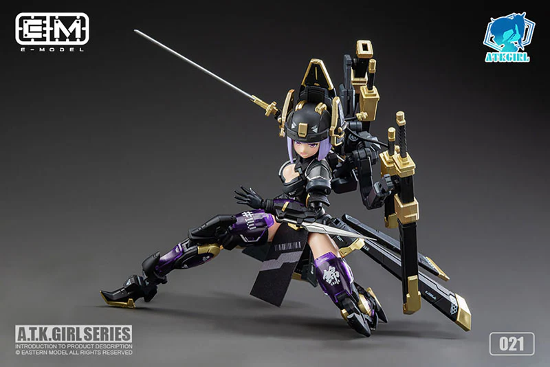 [Bonus] Jinyi Wei Armor Girl JW-021 Universal Color Ver. Plastic Model - Image 2