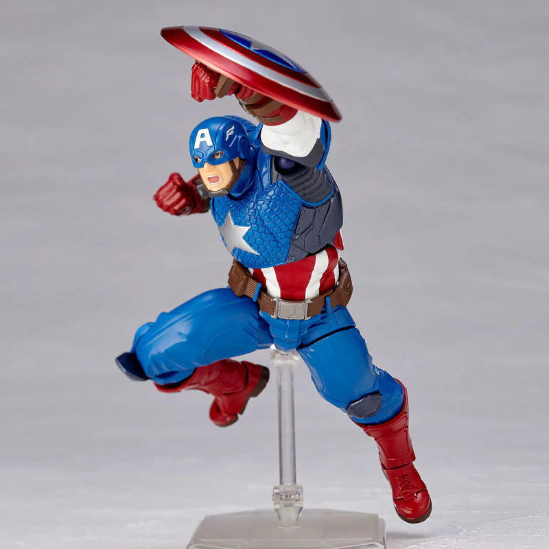 Captain America - Amazing Yamaguchi No.007 - Revoltech (Kaiyodo) - Image 8