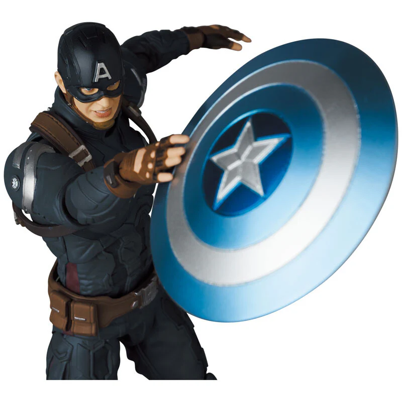 Captain America: The Winter Soldier - Captain America - Mafex No.202 - Stealth Suit (Medicom Toy) - Image 6