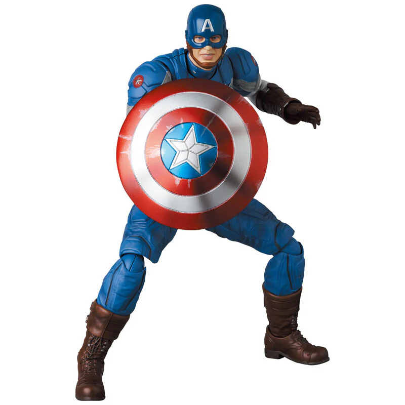 Captain America: The Winter Soldier - Captain America - Mafex No.220 - Classic Suit (Medicom Toy) - Image 4