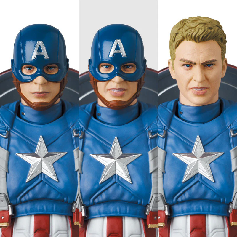 Captain America: The Winter Soldier - Captain America - Mafex No.220 - Classic Suit (Medicom Toy) - Image 7