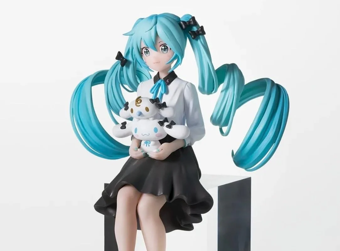 Cinnamoroll - Piapro Characters - Hatsune Miku - Milk - Hatsune Miku x Cinnamoroll - Premium Chokonose Figure (SEGA) - Image 5