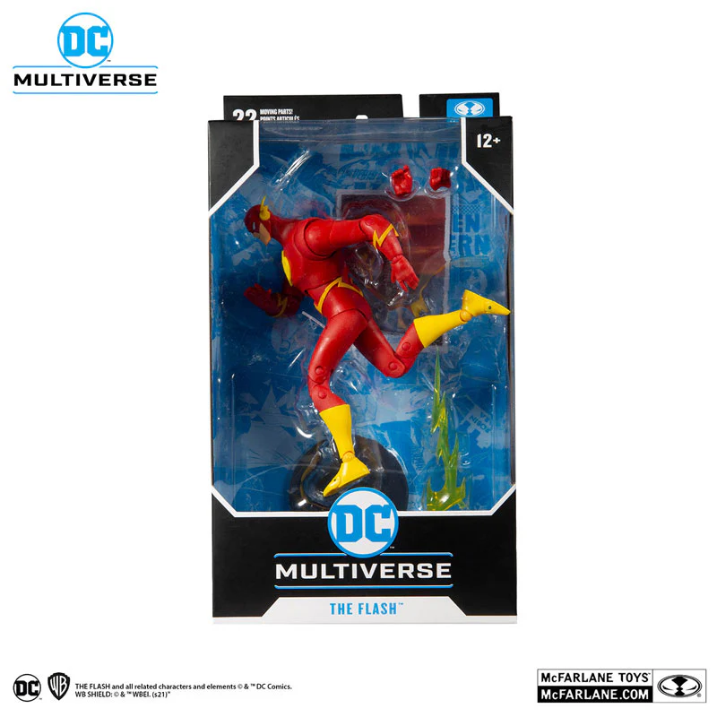 DC Comics DC Multiverse 7 Inch Action Figure Flash [Anime "Justice League"] - Image 8