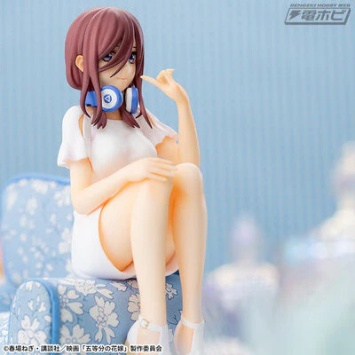 Eiga Gotoubun no Hanayome - Nakano Miku - Premium Chokonose Figure (SEGA) - Image 2