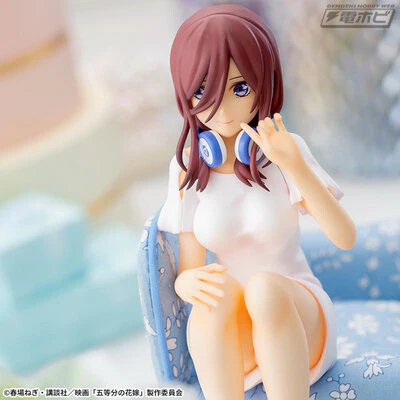 Eiga Gotoubun no Hanayome - Nakano Miku - Premium Chokonose Figure (SEGA) - Image 5
