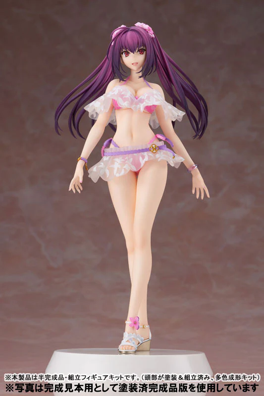 Fate/Grand Order - Scáthach-Skadi - Assemble Heroines - Summer Queens - 1/8 - Ruler - Model Kit (Our Treasure) - Image 6