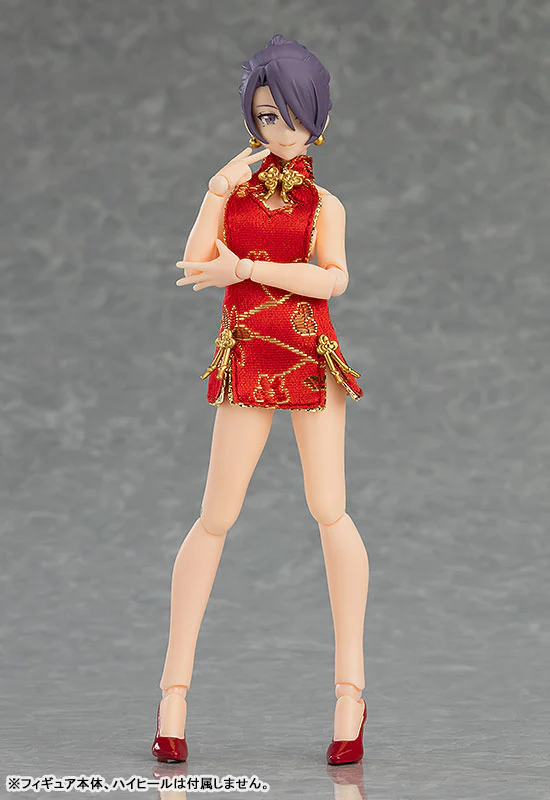 figma Styles Mini Skirt Chinese Dress Outfit - Image 3
