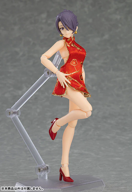figma Styles Mini Skirt Chinese Dress Outfit - Image 4