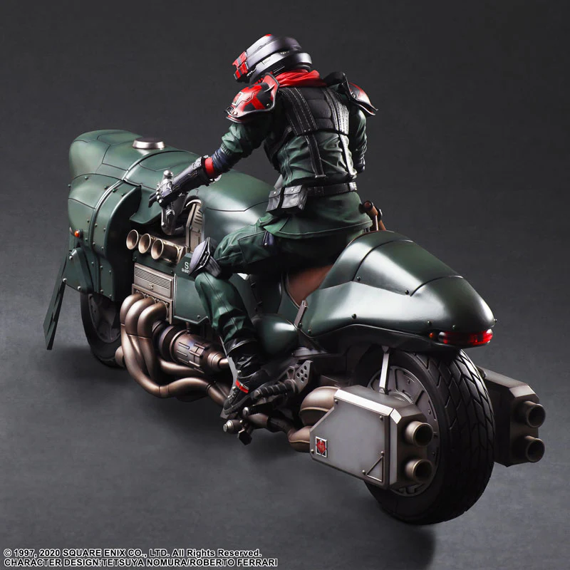 Final Fantasy VII Remake - Keibihei - Play Arts Kai - & Bike Set (Square Enix) - Image 3