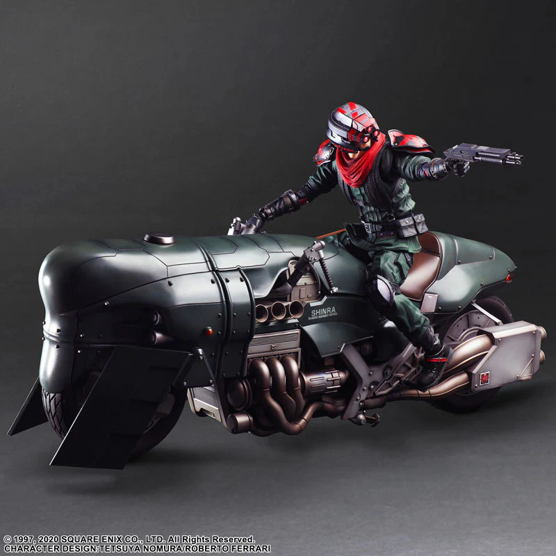 Final Fantasy VII Remake - Keibihei - Play Arts Kai - & Bike Set (Square Enix) - Image 4