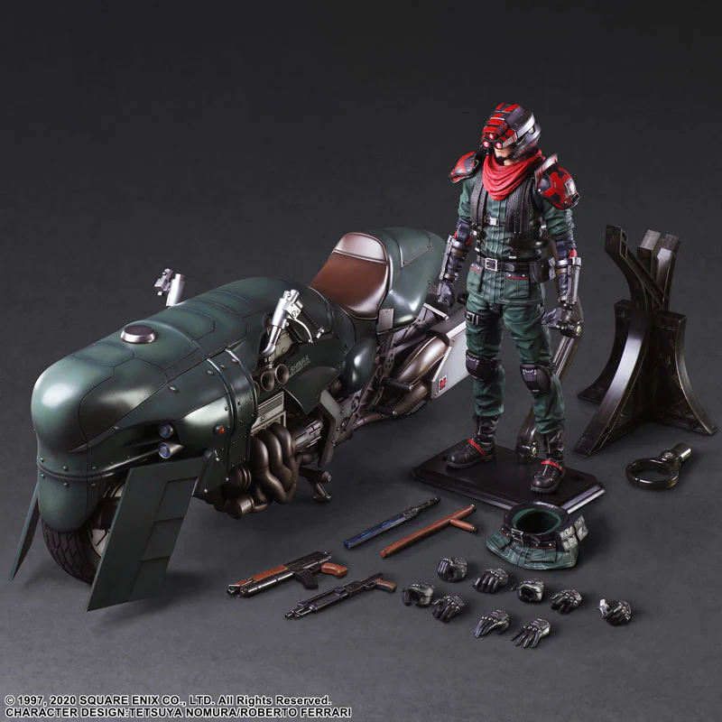 Final Fantasy VII Remake - Keibihei - Play Arts Kai - & Bike Set (Square Enix) - Image 5