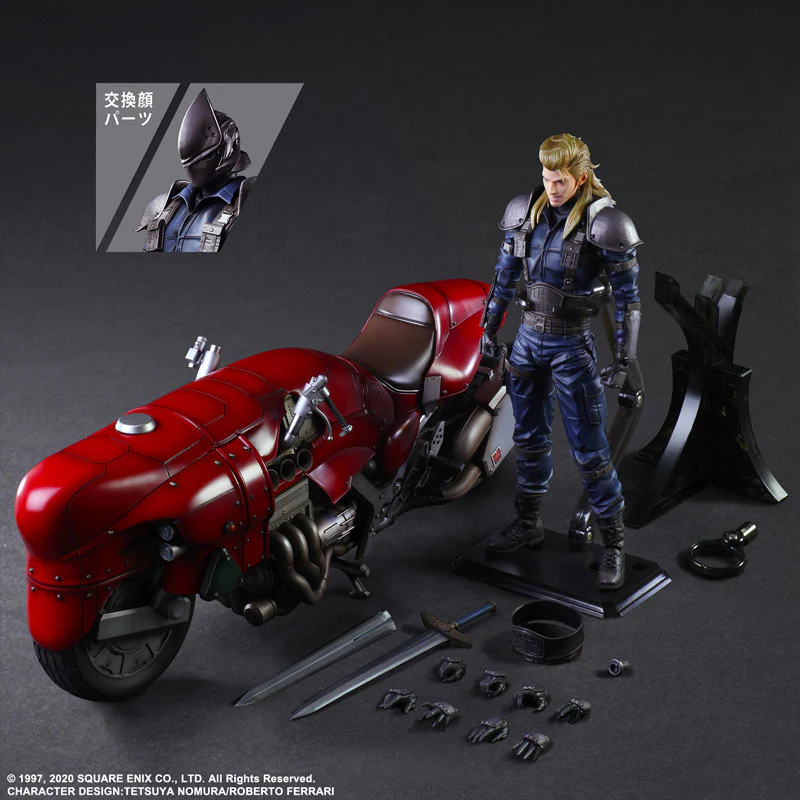 Final Fantasy VII Remake - Roche - Play Arts Kai - & Bike Set (Square Enix) - Image 4