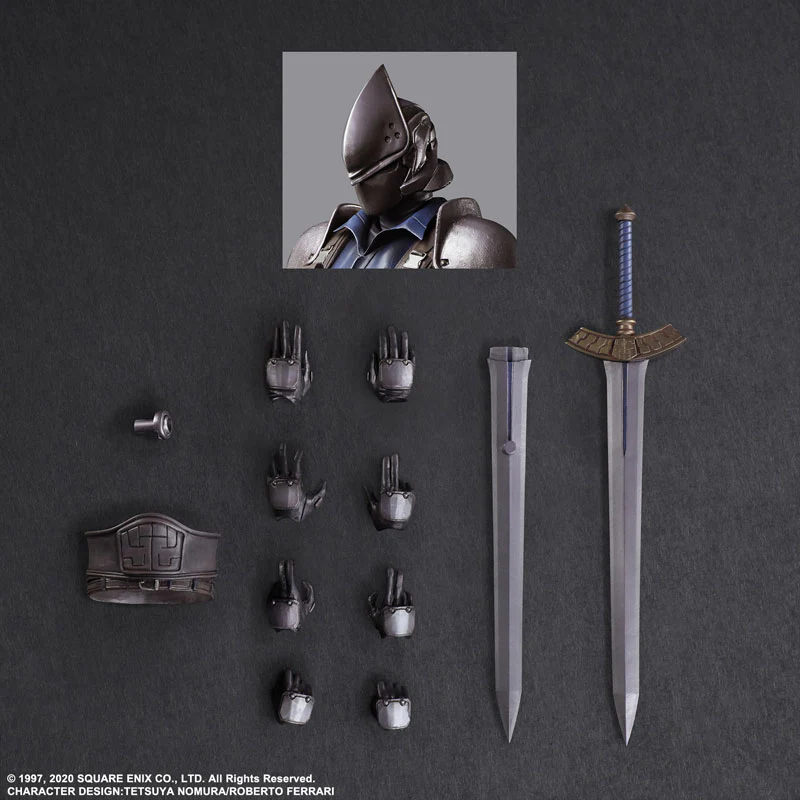 Final Fantasy VII Remake - Roche - Play Arts Kai - & Bike Set (Square Enix) - Image 6