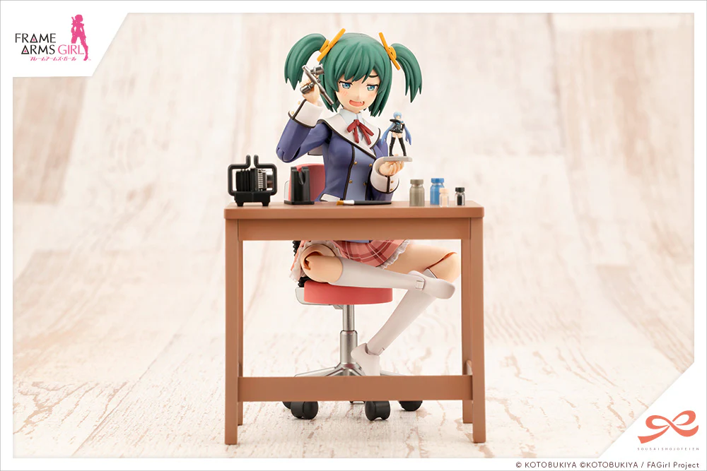 Frame Arms Girl - Bukiko Kotobuki - Sousaishojoteien - 1/10 - Wakaba Girl's High School Winter Clothes, Modeler’s Edition (Kotobukiya) [Shop Exclusive] - Image 3