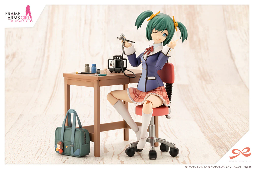 Frame Arms Girl - Bukiko Kotobuki - Sousaishojoteien - 1/10 - Wakaba Girl's High School Winter Clothes, Modeler’s Edition (Kotobukiya) [Shop Exclusive] - Image 4