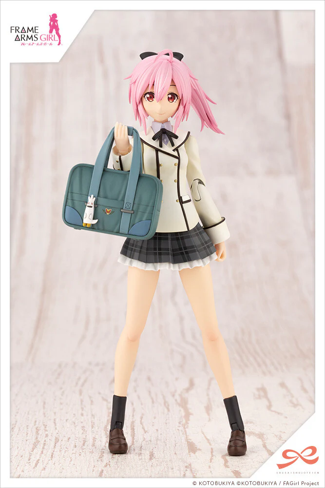 Frame Arms Girl - Gennai Ao - Sousaishojoteien - 1/10 - Wakaba Girls' High School Winter Clothes, Dreaming Style Happy Monochrome (Kotobukiya) [Shop Exclusive] - Image 2