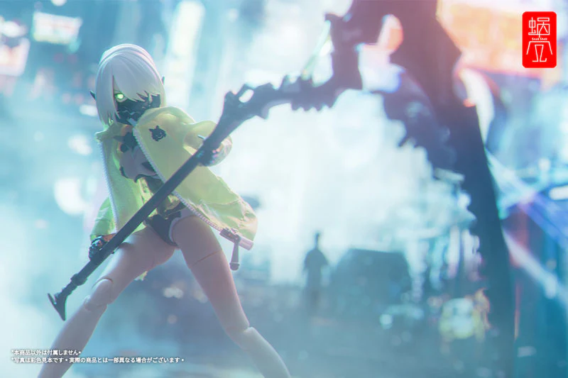 "G.N.PROJECT" Option Costume Sunechan Hoodie (Fluorescence Yellow Green Ver.) (DOLL ACCESSORY) - Image 3
