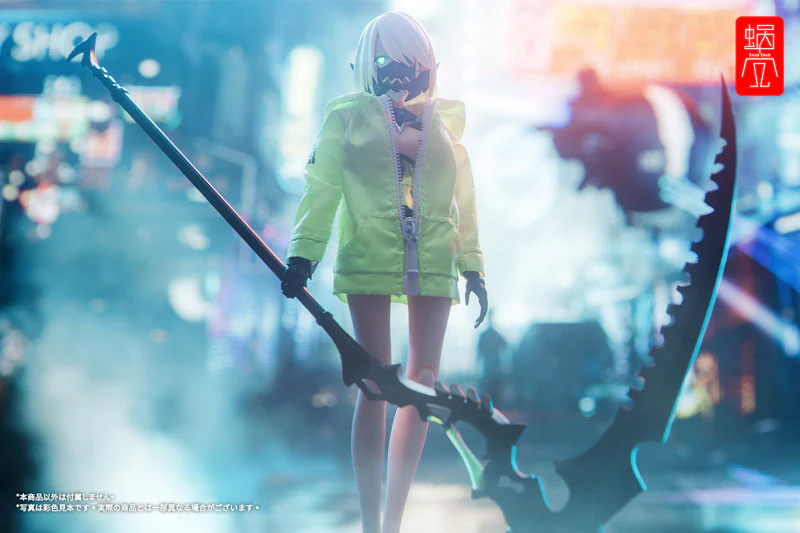 "G.N.PROJECT" Option Costume Sunechan Hoodie (Fluorescence Yellow Green Ver.) (DOLL ACCESSORY) - Image 5