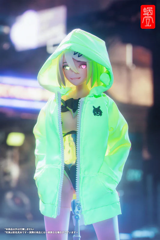 "G.N.PROJECT" Option Costume Sunechan Hoodie (Fluorescence Yellow Green Ver.) (DOLL ACCESSORY) - Image 8