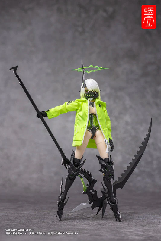 "G.N.PROJECT" Option Costume Sunechan Hoodie (Fluorescence Yellow Green Ver.) (DOLL ACCESSORY) - Image 9