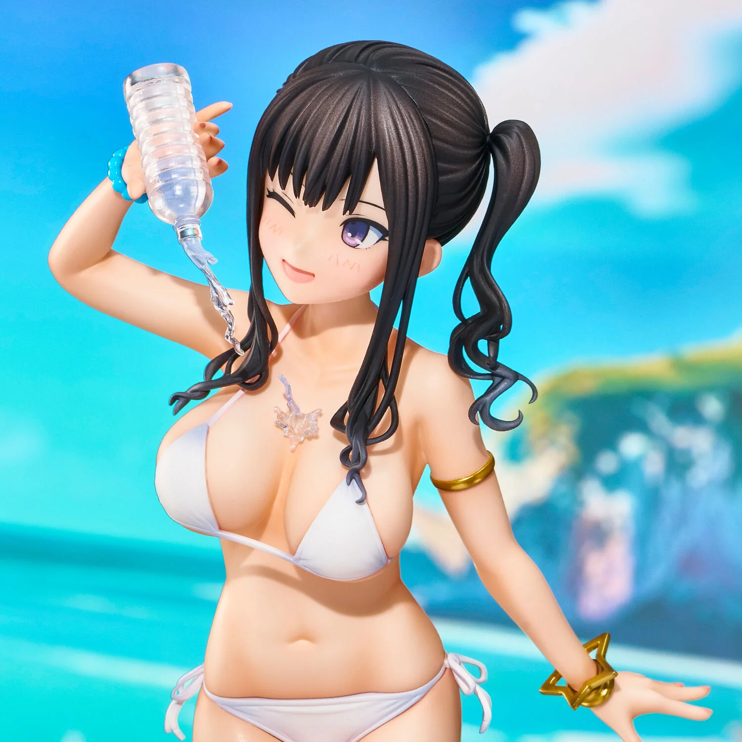 Gaki Kyonyuu - Sasaki Miyuki - Natsugumo Shiro Bikini ver. (Union Creative International Ltd) - Image 2