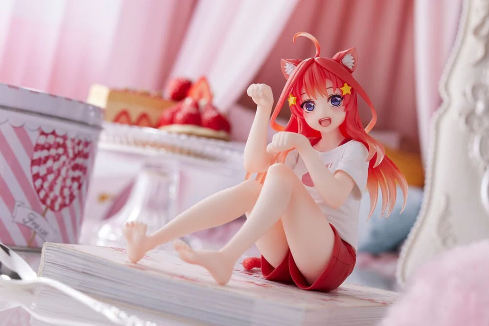Gotoubun no Hanayome ∬ - Nakano Itsuki - Desktop Cute - Cat room wear ver. (Taito) - Image 3