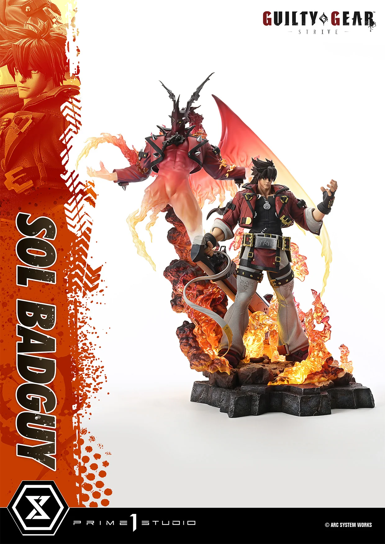 Guilty Gear -Strive- - Sol Badguy - Ultimate Premium Masterline - 1/4 (Prime 1 Studio) - Image 6