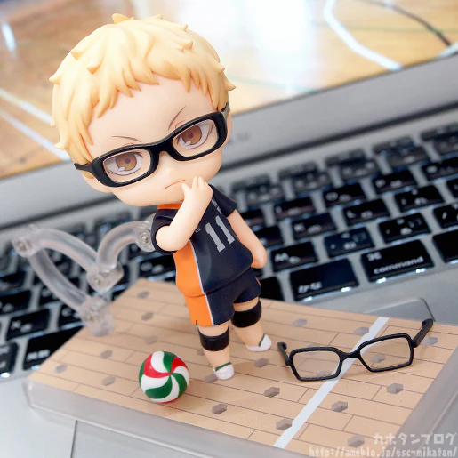 Haikyuu!! Second Season - Tsukishima Kei - Nendoroid #616 - 2023 Re-release (Orange Rouge) - Image 4