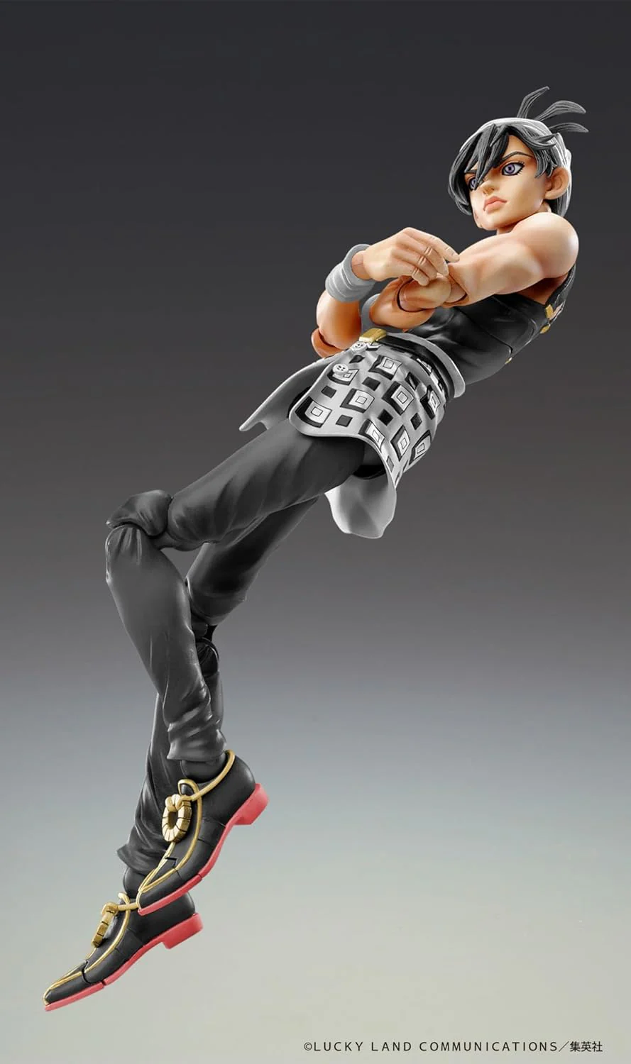 Jojo no Kimyou na Bouken - Ougon no Kaze - Aerosmith - Clash - Formaggio - Narancia Ghirga - Super Action Statue - Ver. Black (Medicos Entertainment) - Image 7