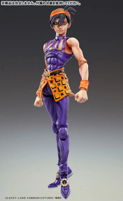 Jojo no Kimyou na Bouken - Ougon no Kaze - Aerosmith - Clash - Formaggio - Narancia Ghirga - Super Action Statueb - 2025 Re-release (Medicos Entertainment) - Image 2