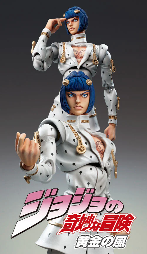 Jojo no Kimyou na Bouken - Ougon no Kaze - Bruno Bucciarati - Mario Zucchero - Super Action Statue #33 - 2024 Re-release (Medicos Entertainment) - Image 6