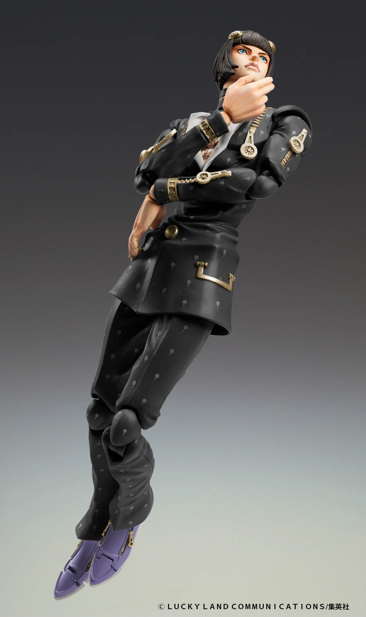 Jojo no Kimyou na Bouken - Ougon no Kaze - Bruno Bucciarati - Mario Zucchero - Super Action Statue - Ver.Black (Medicos Entertainment) - Image 4