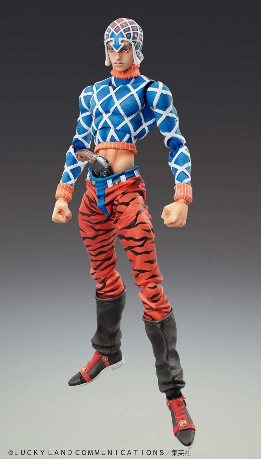 Jojo no Kimyou na Bouken - Ougon no Kaze - Guido Mista - Sex Pistols - Super Action Statue #34 - 2024 Re-release (Medicos Entertainment) - Image 2