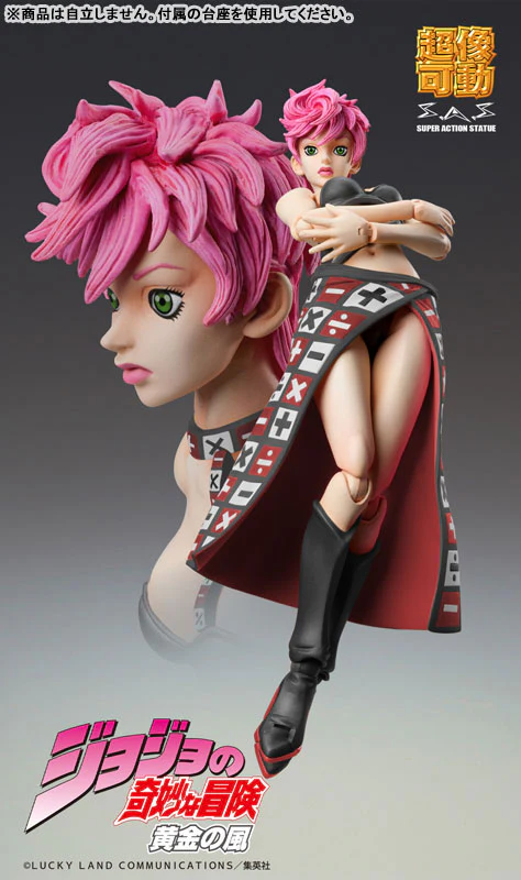 Jojo no Kimyou na Bouken - Ougon no Kaze - Trish Una - Super Action Statue - Ver. Black (Medicos Entertainment) - Image 5