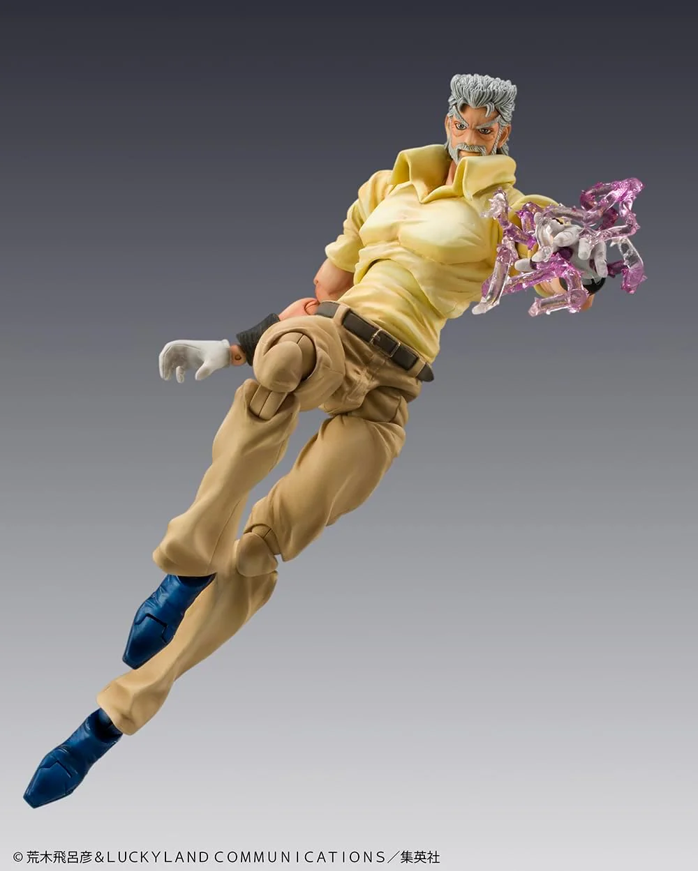 Jojo no Kimyou na Bouken - Stardust Crusaders - Hermit Purple - Iggy - Joseph Joestar - Super Action Statue #17 - 2024 Re-release (Medicos Entertainment) - Image 3